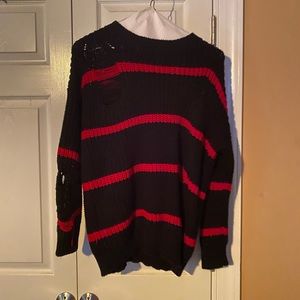 Oversized Goth Forever 21 Sweater